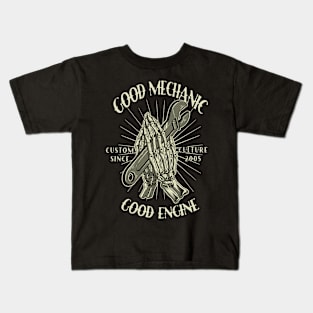 Good Mechanic, Good Engine Kids T-Shirt